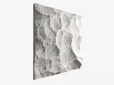 364-RockPanel rock wall art 3D model