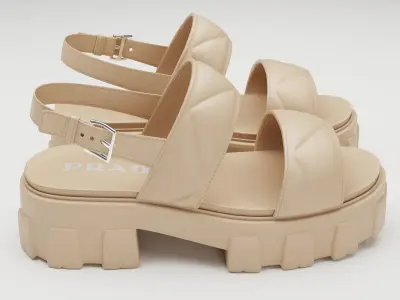 Sandals Prada Quilted Low-poly 3D model