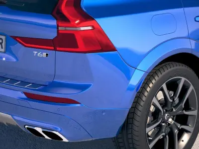 Volvo XC60 R-Design 2018 3D model