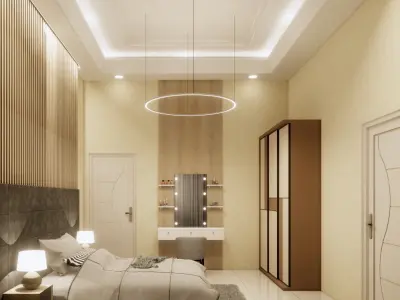 Modern Bedroom 3D model