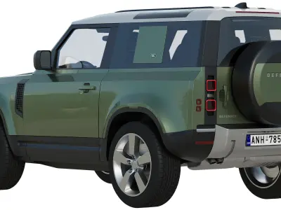 Land Rover Defender 90 2020 3D model