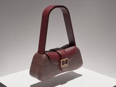 LOWPOLY BAG Low-poly 3D model