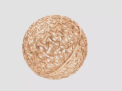 Christmas Ball Tree Decoration 3D print model