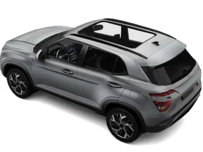 Hyundai Creta 2021  Low-poly 3D model