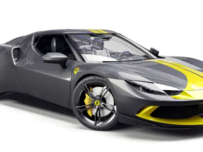 Ferrari 296 GTB 2022 3D model