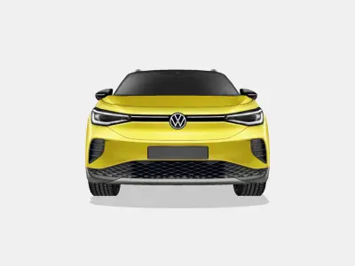 Volkswagen ID4 2021 Low-poly 3D model by Jose-Bronze