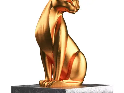 Lion Statue Free 3D model