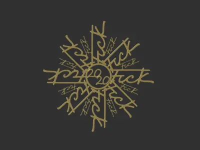 2020 Snowflake 3D print model