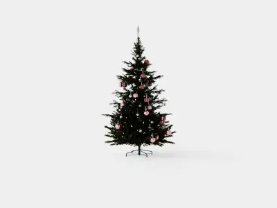 Christmas Tree Low-poly 3D model