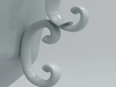 Sport Trophy Low-poly 3D model