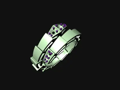 BVLGARI Ring 3D print model buy