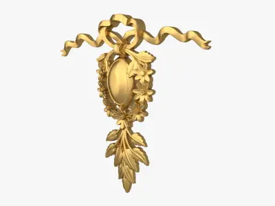 Classic decor ornament 219 3D model