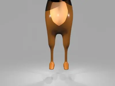 Cartoon Mouse Low-poly 3D model buy