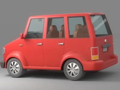 Cartoon Car Collection V4 3D model