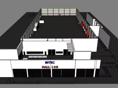 Bitec Bangna Hall105 3D model
