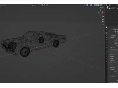 simple impala Free 3D model