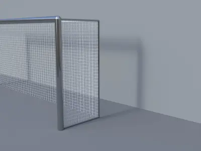Simple Soccer-Football Goal  Free 3D model