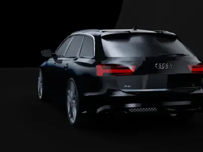 Audi A6 Avant 2017 3D model
