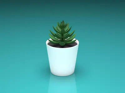 small plant pot Free 3D model