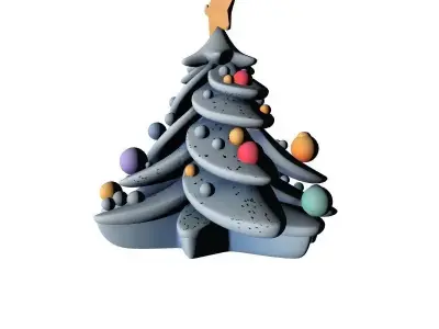 Christmas Tree 3D Printable Model 3D print model purchase