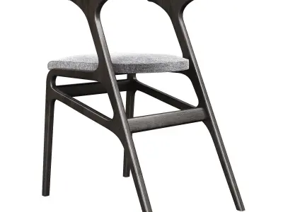 mobilfresno kira chair 3d model Low-poly 3D model