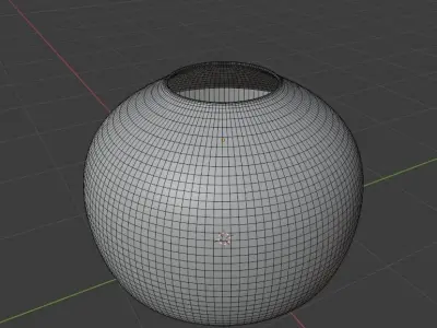 low poly vas marble vase Free low-poly 3D model