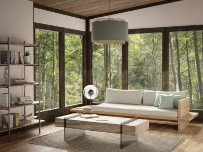 Woodlands view 3D model