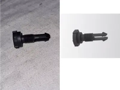 Radiator cap 3D print model