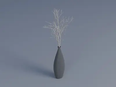 Decorative Vase Low-poly 3D model buy