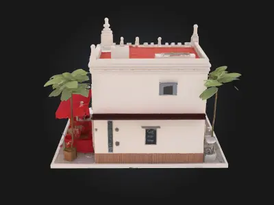 Cafe Corner  3D model