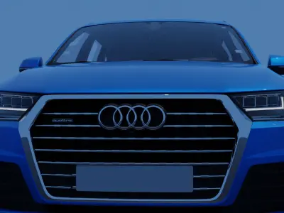 AUDI Q7 Low-poly 3D model by authorsdark