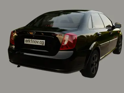 Gentra RedLine 2015 Low-poly 3D model