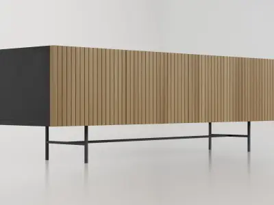 Tv Stand - Tv Bench - Media Unit 3D model