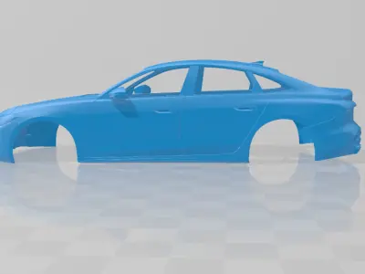 Audi A5 2025 - Body Car STL Model 3D print model