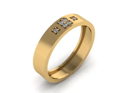 Jewelry Ring 3D print model 25