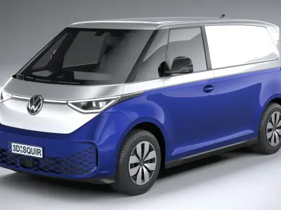 Volkswagen ID Buzz Cargo 2023 3D model