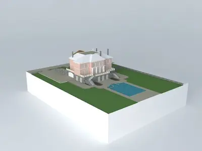 Big house Free 3D model