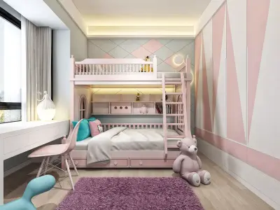 Children Room Interior 3D model