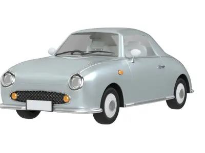 NISSAN FIGARO CAR 3D model