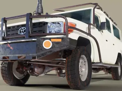 Toyota Landcruiser Troopcarrier 3D model