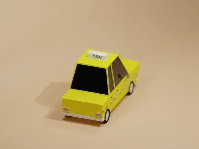 Taxi NY 3D model