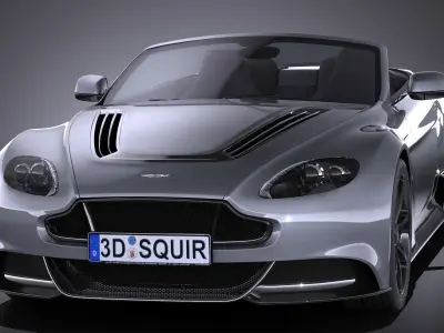 Aston Martin Vantage GT12 Roadster 2017 3D model
