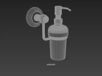 Ottoman Waterside  Liquid Soap Dish 3D model