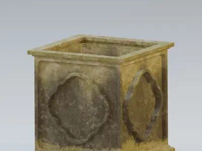 Garden urn planter47 3D model