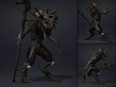 Mage Mage Arm1 Low-poly 3D model