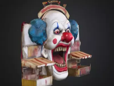 Carnival of Whimsy Low-poly 3D model