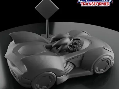 SONIC - SONIC and ALL-STARS RACING TRANSFORMED 3D print model