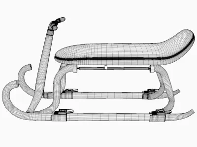 Kicksled 3D model get