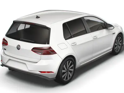 Volkswagen Golf TGE 5door Typ 5G 2017 3D model