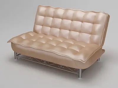 Sofa Silky Fabric 3D model